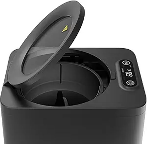 CreativeChef Electric Compost Bin with Visual Cover