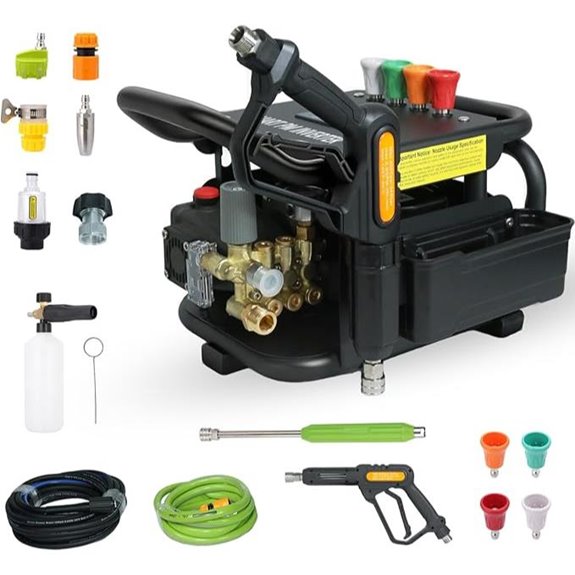 2025 Electric Pressure Washer with Nozzles and Motor