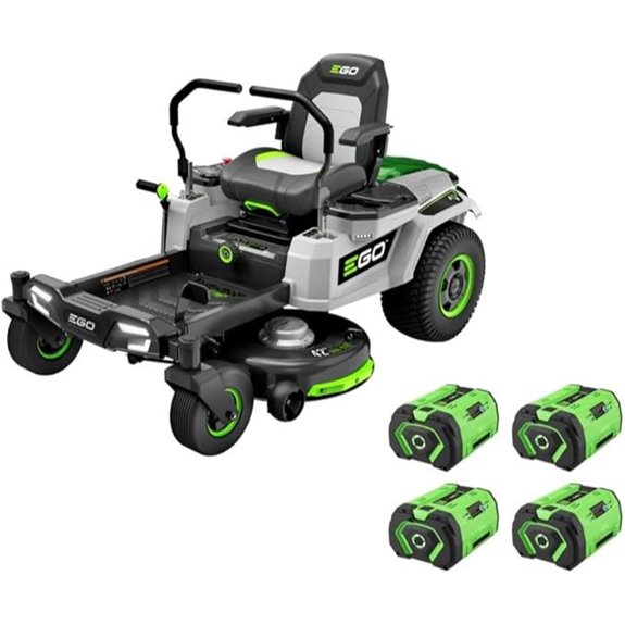 EGO Power+ Electric Riding Lawn Mower with Batteries