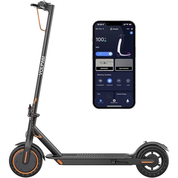 VOLPAM Electric Scooter 350W/500W 8.5/10 Tires