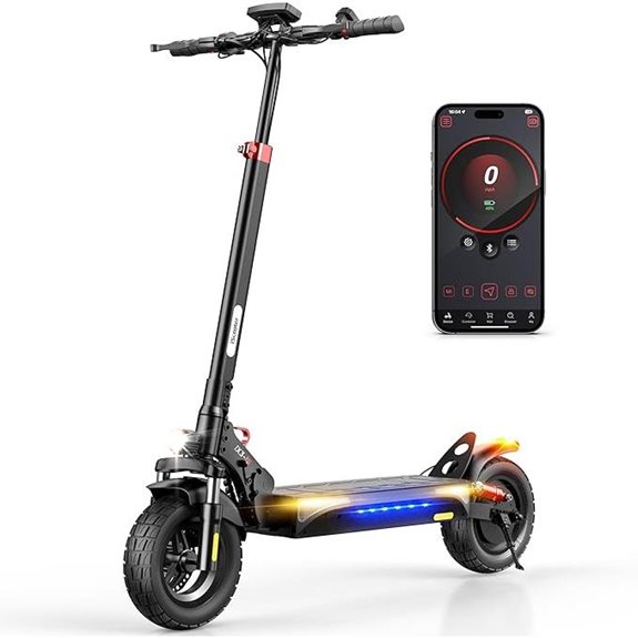 iScooter Electric Scooter with 800W Motor and Off-Road Tires