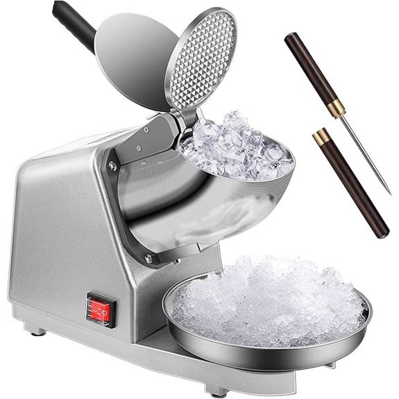 VIVOHOME Electric Ice Crusher & Snow Cone Machine