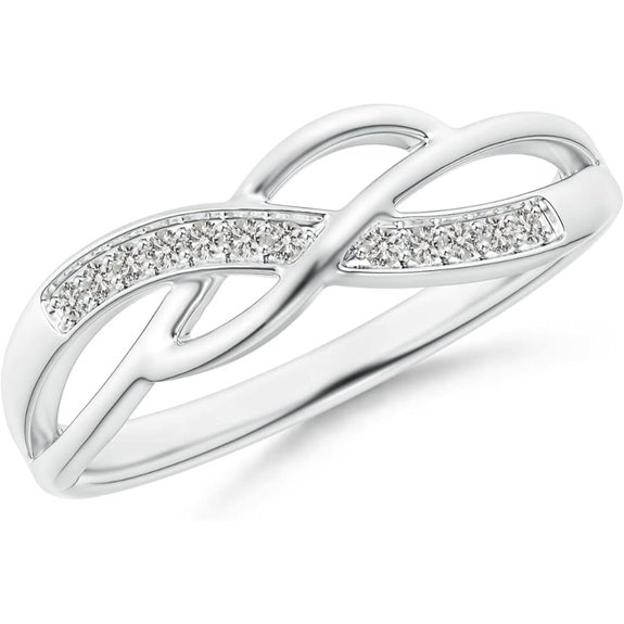 Angara Women's Diamond Crossover Ring in 14K Gold