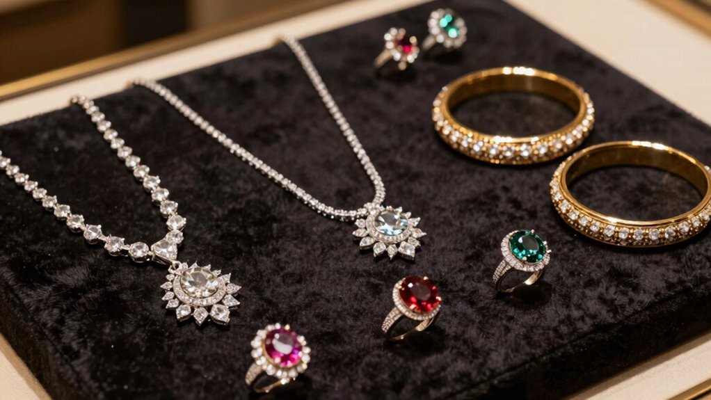 elegant sparkling jewelry selections