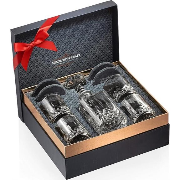 Mixology & Craft Whiskey Decanter Set