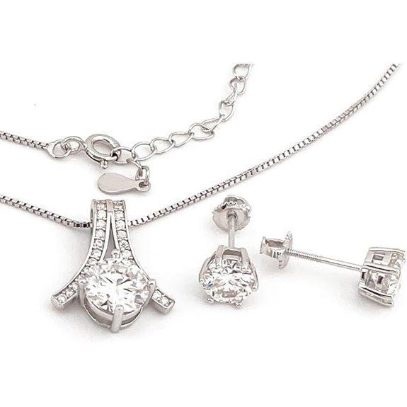 Lab Grown Diamond Necklace Set for Women