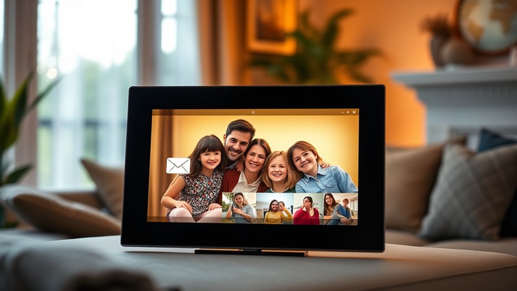 email photo sharing features