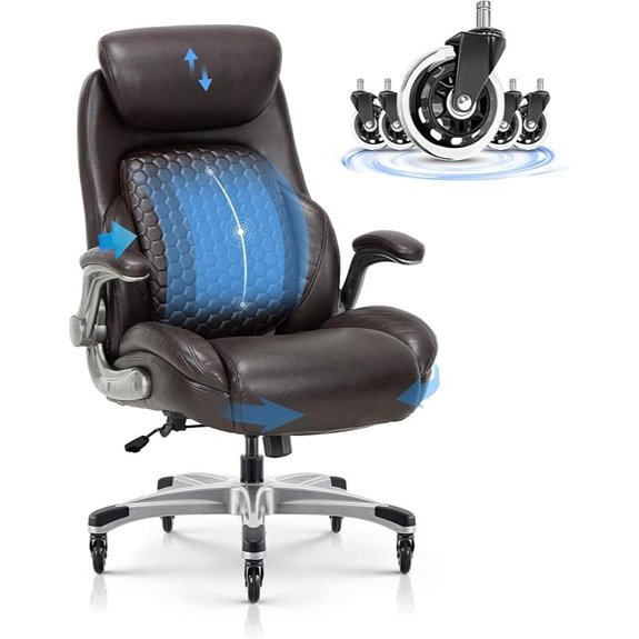 COLAMY Ergonomic Office Chair with Lumbar Support