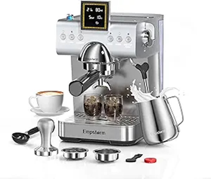 20 Bar Espresso Machine with Milk Frother