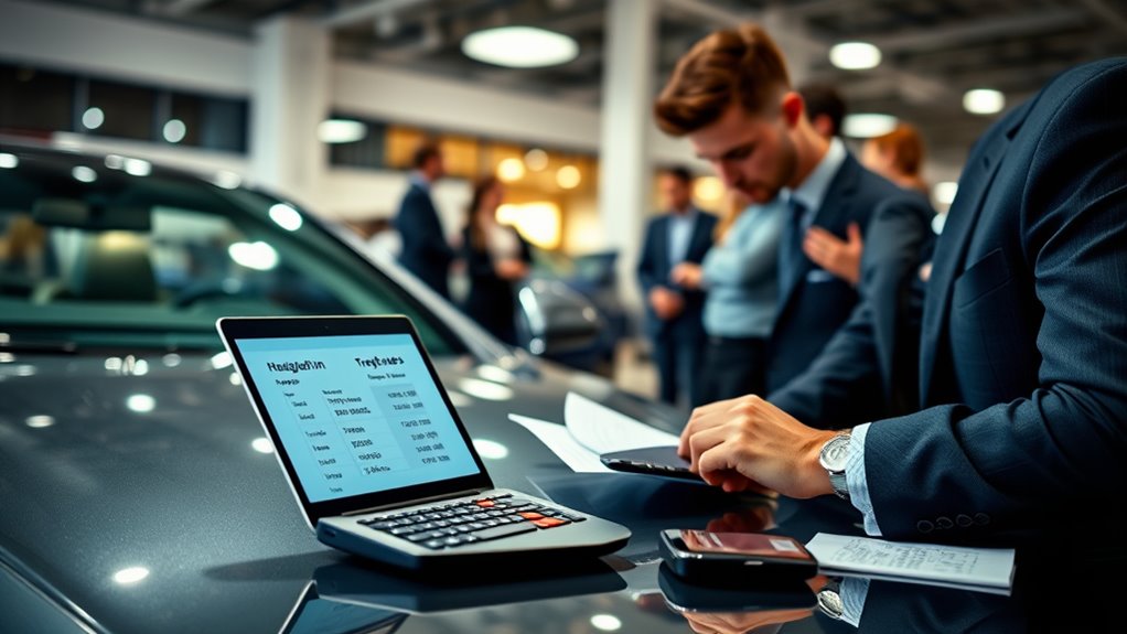 evaluate trade in and financing