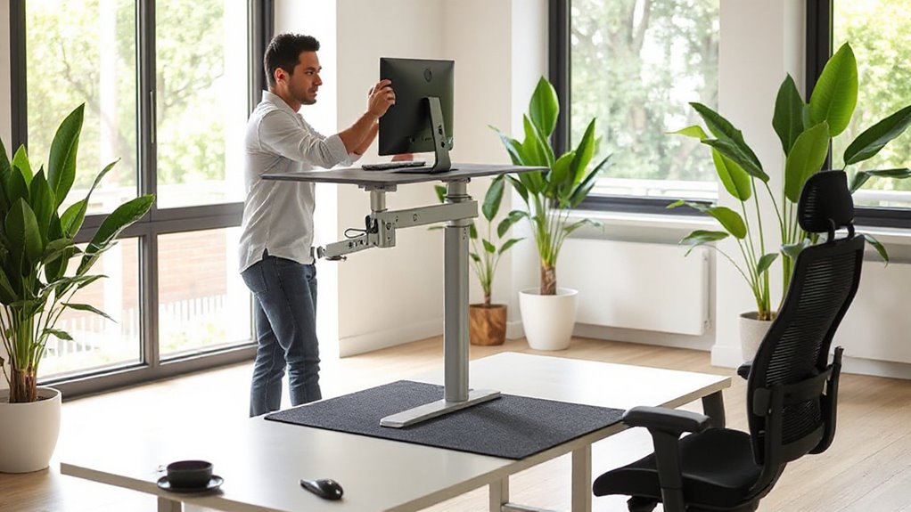 evaluating standing desk benefits