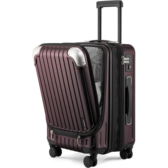 LEVEL8 Grace 20-Inch Expandable Hardside Carry-On Luggage