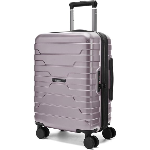 BAGSMART 20-Inch Expandable Spinner Carry-On Luggage