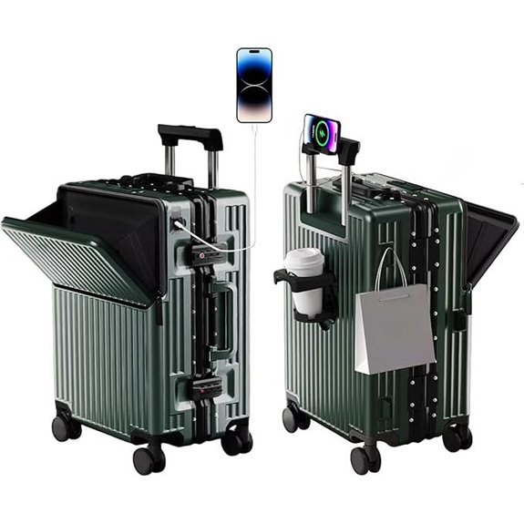 Zipperless 20-Inch Expandable Hard Shell Carry-On