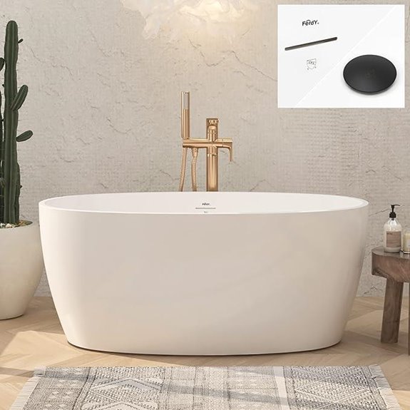 FerdY Tahiti 55 Acrylic Freestanding Bathtub