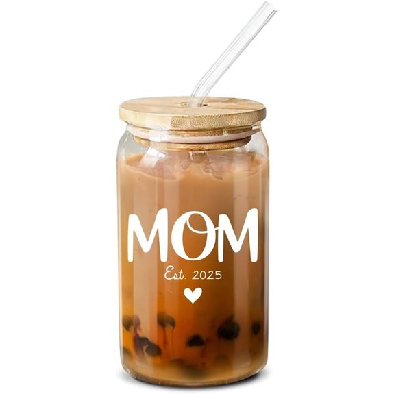 NewMom First Christmas Gift 2025 - Coffee Glass