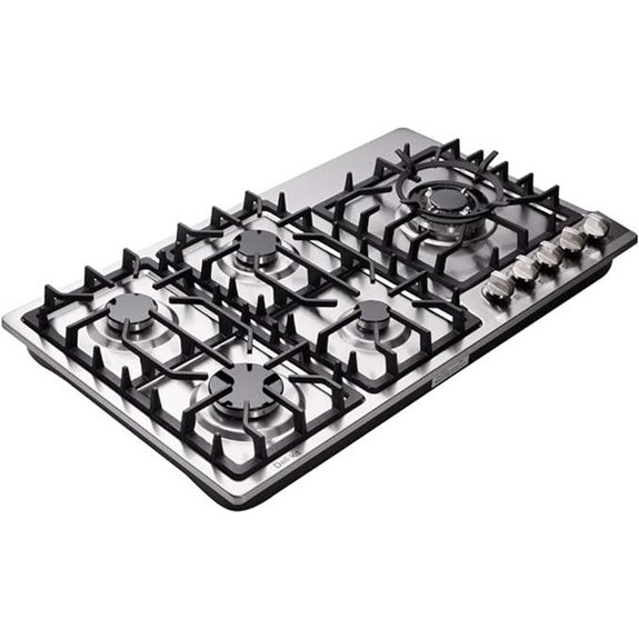 34-Inch Gas Cooktop with 5 Burners