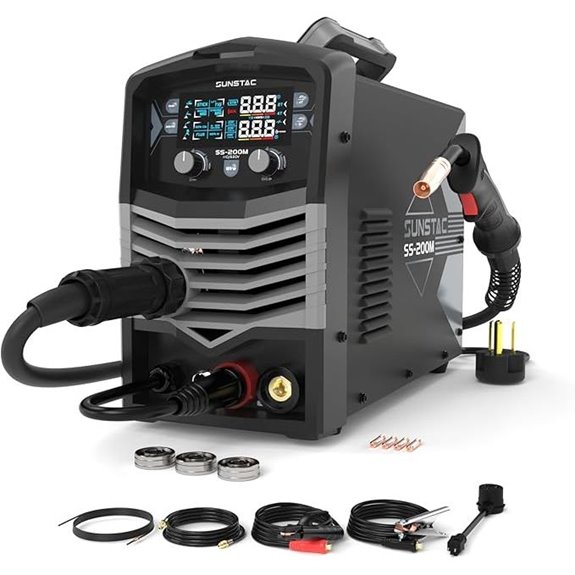 200A 5-in-1 MIG Welder with Digital Control
