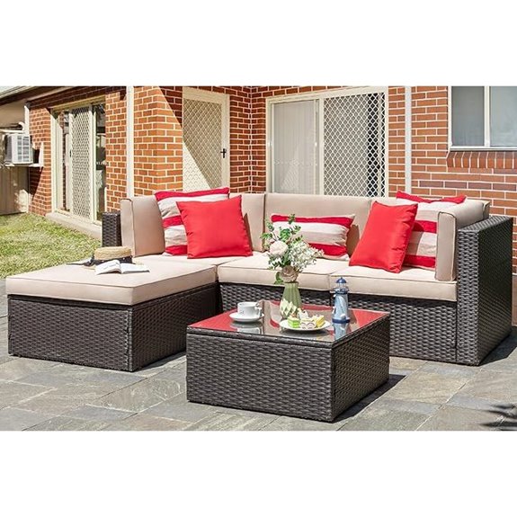 Vongrasig 5-Piece Outdoor Patio Furniture Set
