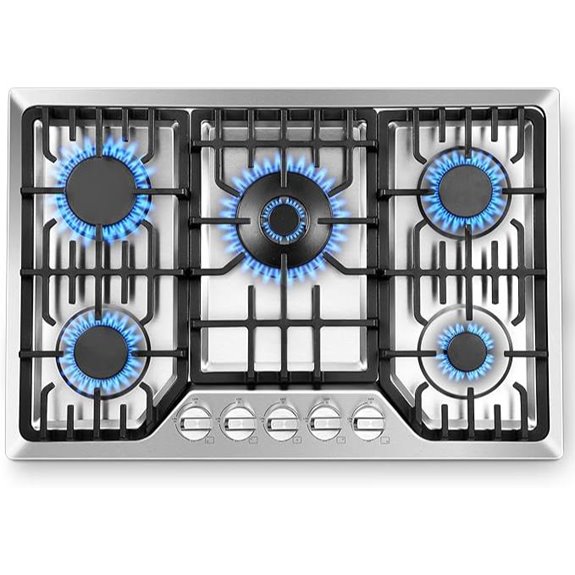 30-Inch Gas Cooktop with 5 SABAF Burners