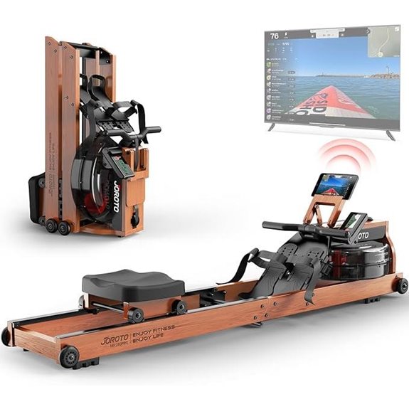 JOROTO Foldable Rowing Machine with 10 Levels