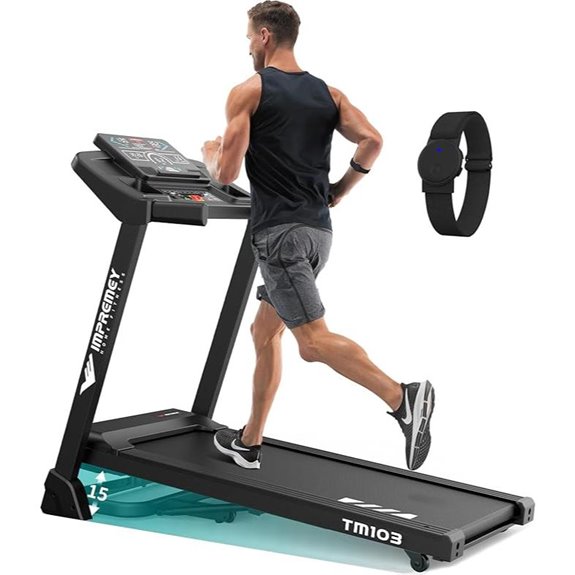 foldable treadmill with incline