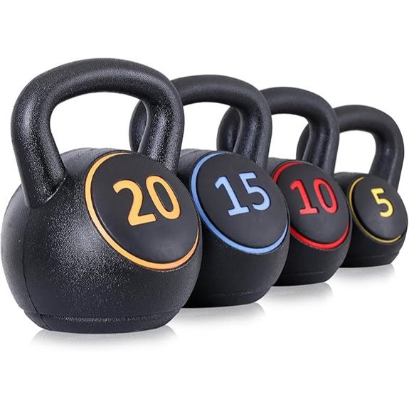 F2C Kettlebell Sets (4-Piece 5-20lb) Strength Training