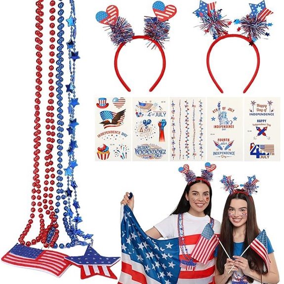 NOVWANG 4th of July Party Favor Set