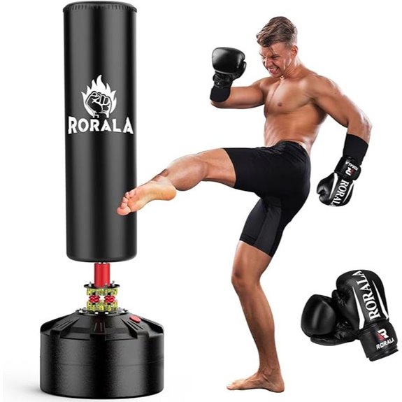 Freestanding Punching Bag Set with Gloves (70)