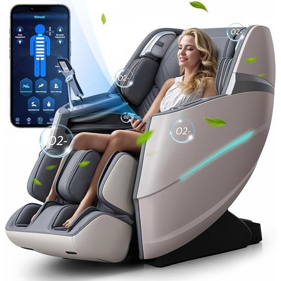 4D Massage Chair Full Body Recliner with APP