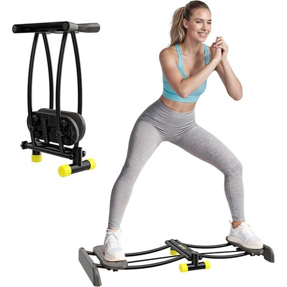 Ski Trainer with Resistance Bands for Full-Body Workout