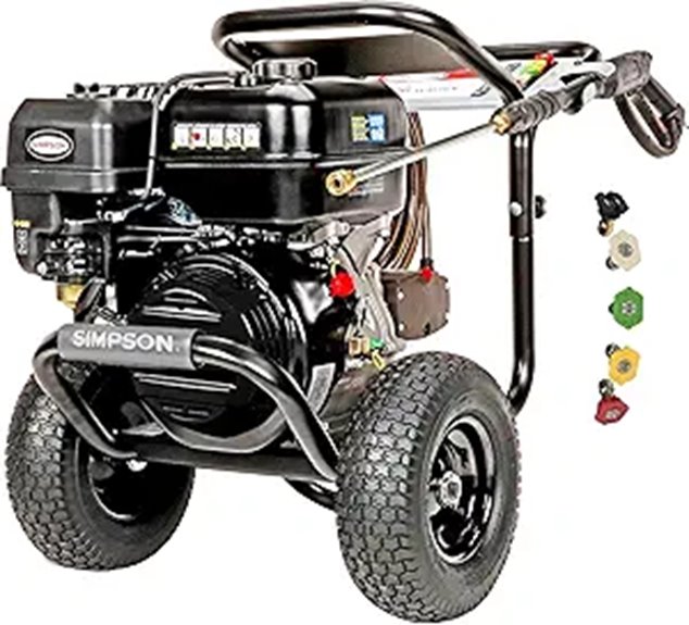 Simpson 4400 PSI Gas Pressure Washer with Hose