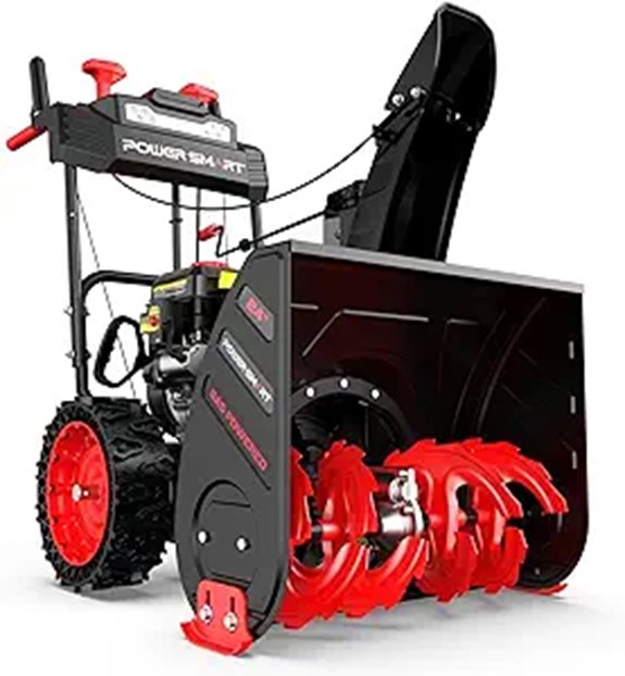 PowerSmart 24-Inch Gas Snow Blower with Electric Start