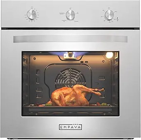 Empava 24-Inch Gas Wall Oven with Convection