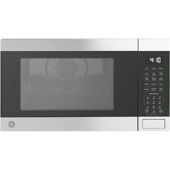 GE 1.0 Cu Ft Convection Microwave Oven with Air Fry