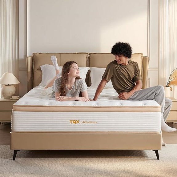 King Hybrid Mattress with Gel Foam & Springs