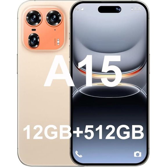 A15 Pro Max 5G Smartphone 12GB/512GB (Gold)