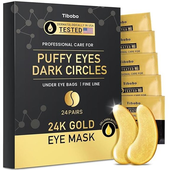 Under Eye Patches (24 Pairs) - Collagen & Gold