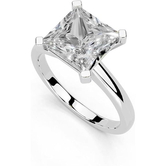 14K/18K Gold Lab Grown Diamond Solitaire Ring