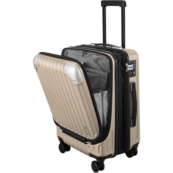 LEVEL8 Grace 20-Inch Hardside Spinner Luggage