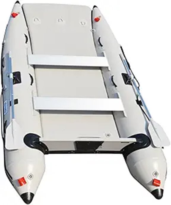 BRIS 11 ft Inflatable Catamaran Boat Gray