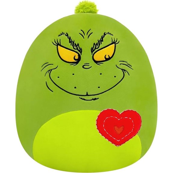 Squishmallows Grinch Plush (12in Official Jazwares)