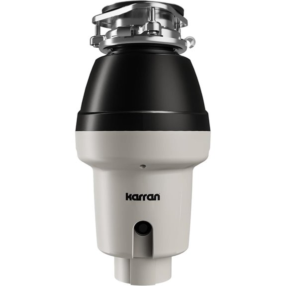 Karran 1/2 HP Garbage Disposal with Power Cord
