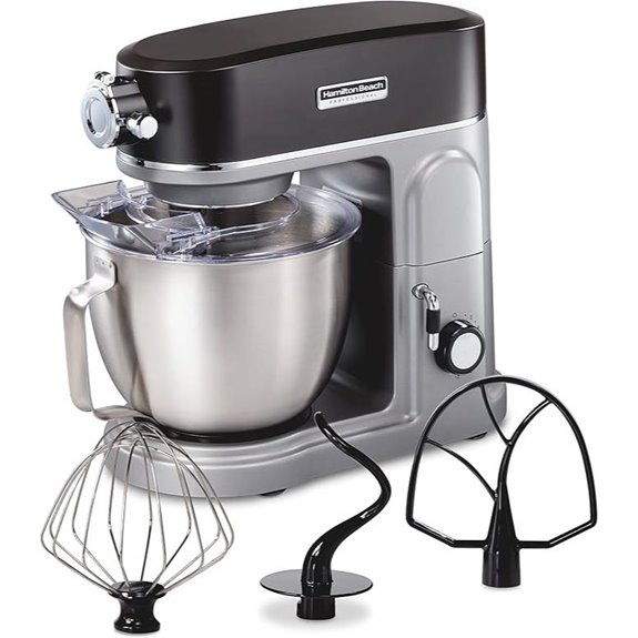 Hamilton Beach 5 Qt. All-Metal Stand Mixer with Attachments