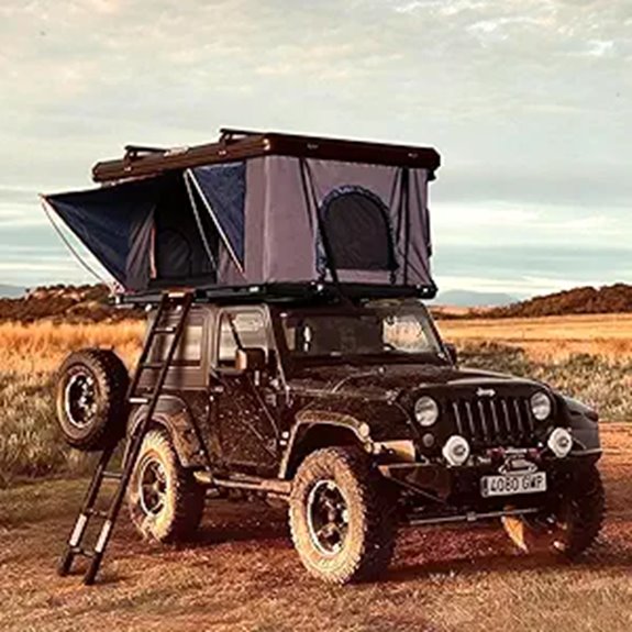 Hard Shell Rooftop Tent for SUV and Car Camping
