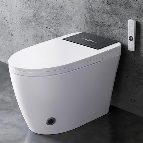 Smart Toilet with Bidet Heated Seat & Auto Flush