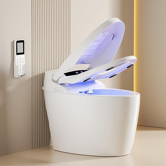 Smart Toilet with Bidet Dryer and Heated Seat