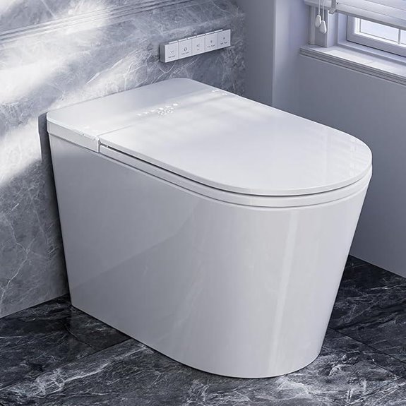 Smart Electric Bidet Toilet with Heated Seat