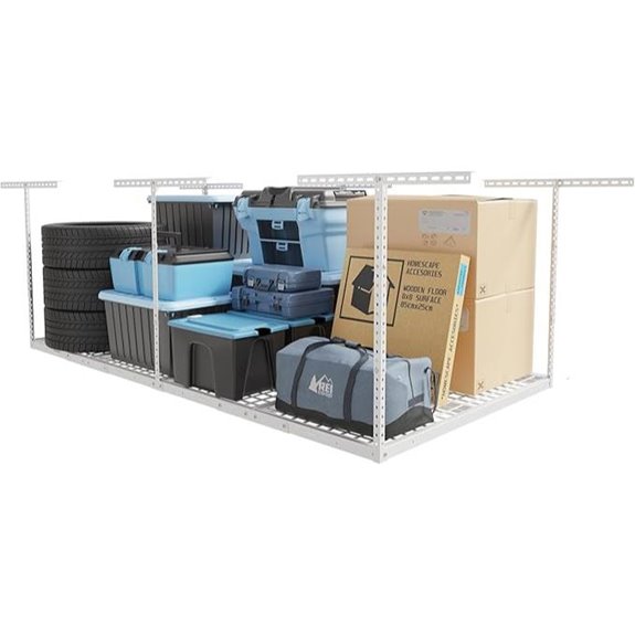 FLEXIMOUNTS 4x8 Garage Storage Racks Heavy-Duty Metal