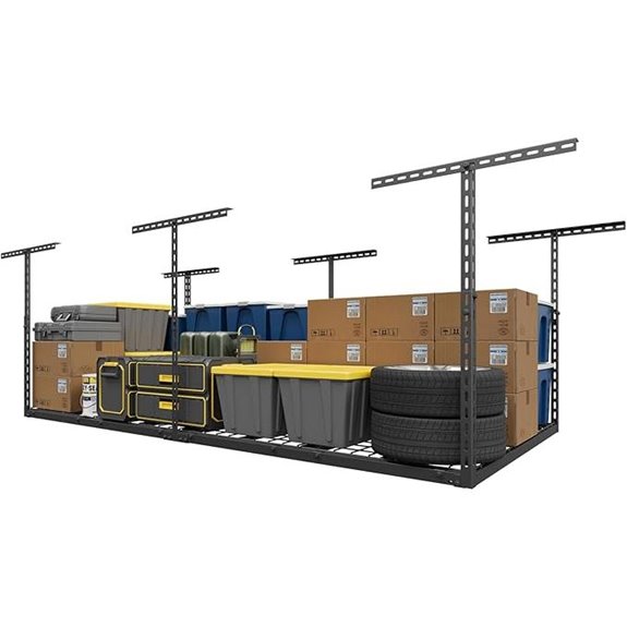 Overhead Garage Storage Rack Adjustable Heavy Duty 750LBS